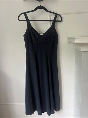 Stunning Classic Midnight Blue Midi Dress. Crea Concept